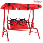 صندلی چرخدار 2 صندلی در فضای باز در فضای باز صندلی حمام Hammock Canopy Patio Deck Furniture For Kids