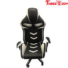 صندلی صندلی مدرن سبک اجرایی صندلی با سیستم پشتیبانی کمر سیاه و سفید