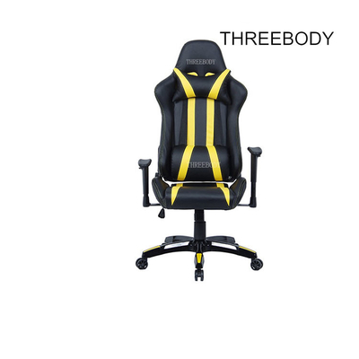 High Back Office Seat Gaming Chair PU Leather Steel Frame Light Weight