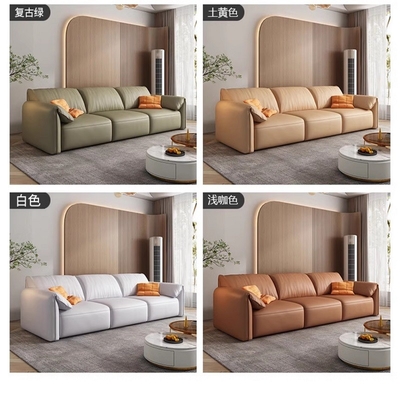 En's Fun Italian Minimalist Elephant Ear Fabric Electric Retractable Modern Simple Living Room Sofa