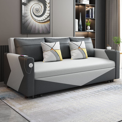 Jieshun Multifunctional Retractable Foldable Living Room Sofa Bed