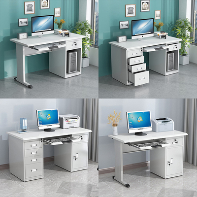 Xinlongfei Steel Iron 1.2m Financial Computer Desk With Drawer