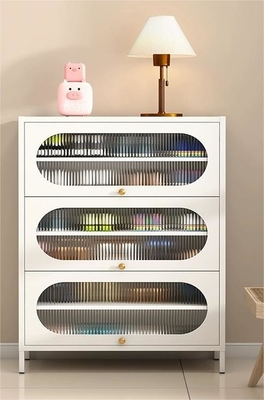 Large Capacity Dust-Proof Multi-Layer Steel Shoe Storage Cabinet For Home Entrance, Home Exterior Door, Elevator Aisle
