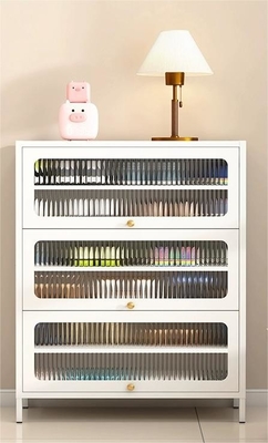 Large Capacity Dust-Proof Multi-Layer Steel Shoe Storage Cabinet For Home Entrance, Home Exterior Door, Elevator Aisle