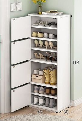 کابینت کفش ورودی خانه ضد گرد و غبار چند لایه با ظرفیت بزرگ